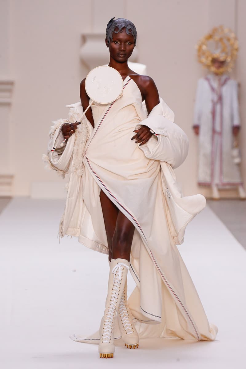 thom browne olympics high fashion couture fall 2024 paris fashion week serena williams athletes 