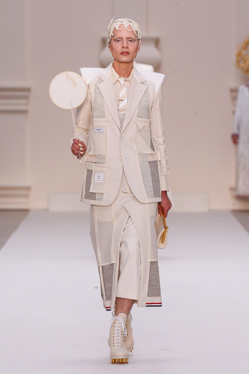 thom browne olympics high fashion couture fall 2024 paris fashion week serena williams athletes 