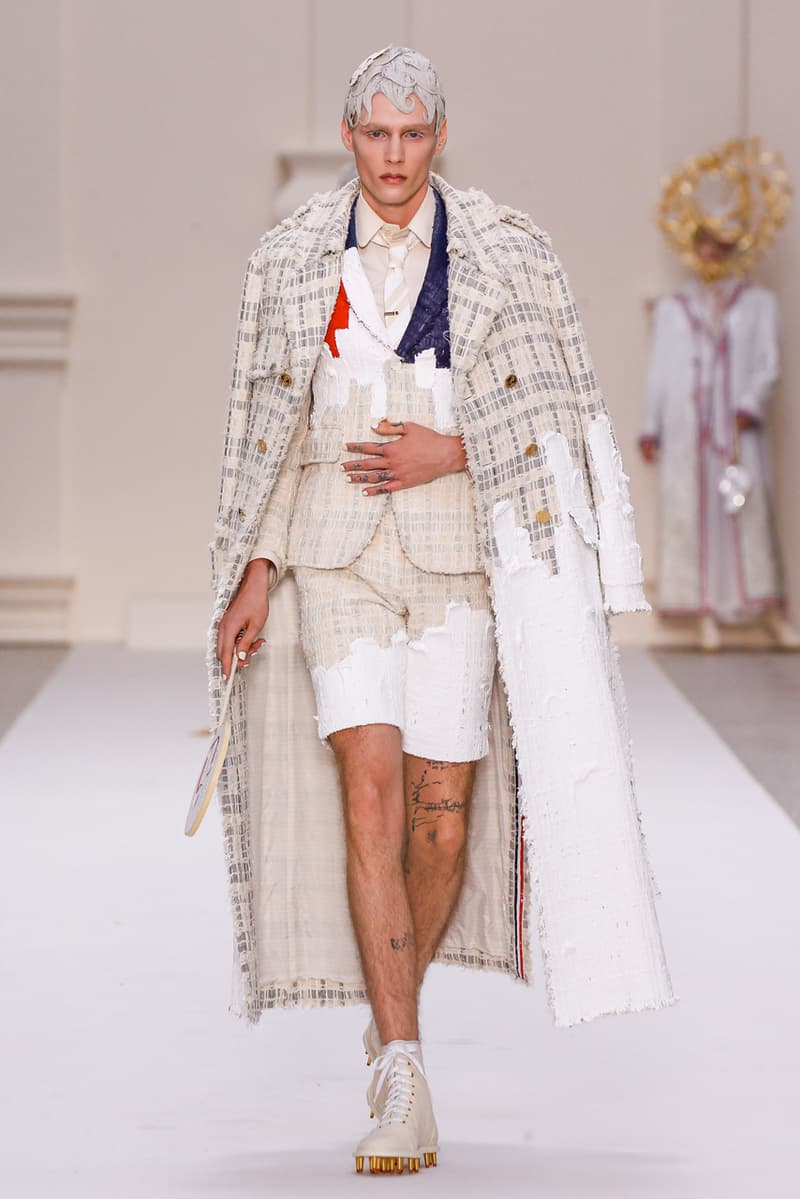 thom browne olympics high fashion couture fall 2024 paris fashion week serena williams athletes 