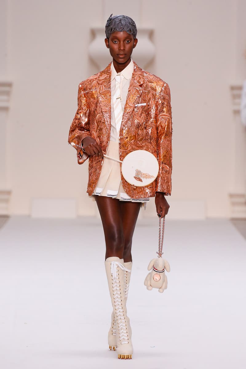 thom browne olympics high fashion couture fall 2024 paris fashion week serena williams athletes 