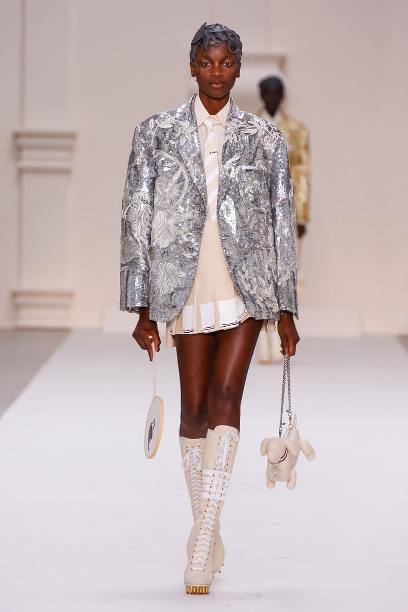 thom browne olympics high fashion couture fall 2024 paris fashion week serena williams athletes 