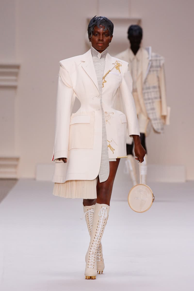 thom browne olympics high fashion couture fall 2024 paris fashion week serena williams athletes 