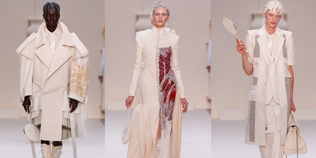 Thom Browne осень 2024 Couture приоткрывает занавес