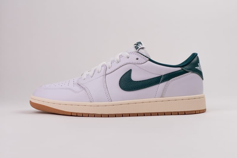 green and white jordan lows