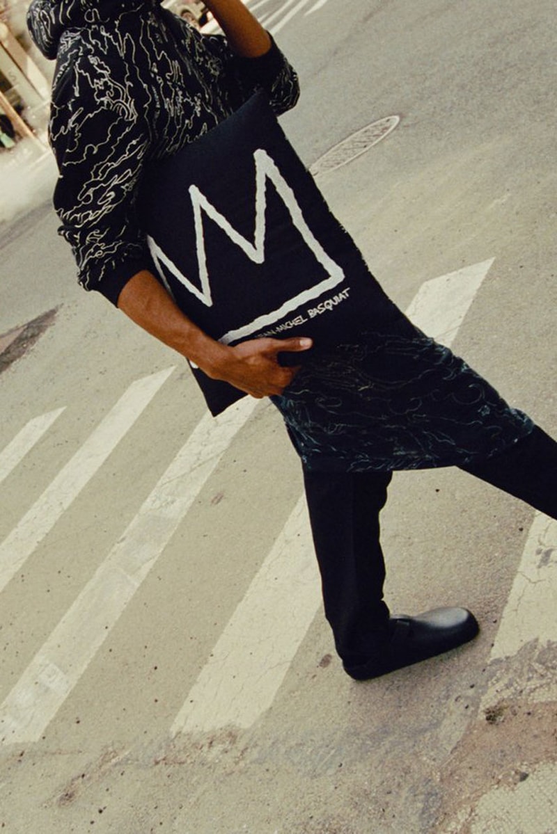 Maharishi Presents Full "Maha Basquiat" Collection jean michel artist collab capsule lunar new year outerwear utilitarian garment fashion clothing link Hardy Blechman nyc new york city artist art Pez Dispenser Nu-Nile london embroidery dpm bonsai forest chalk