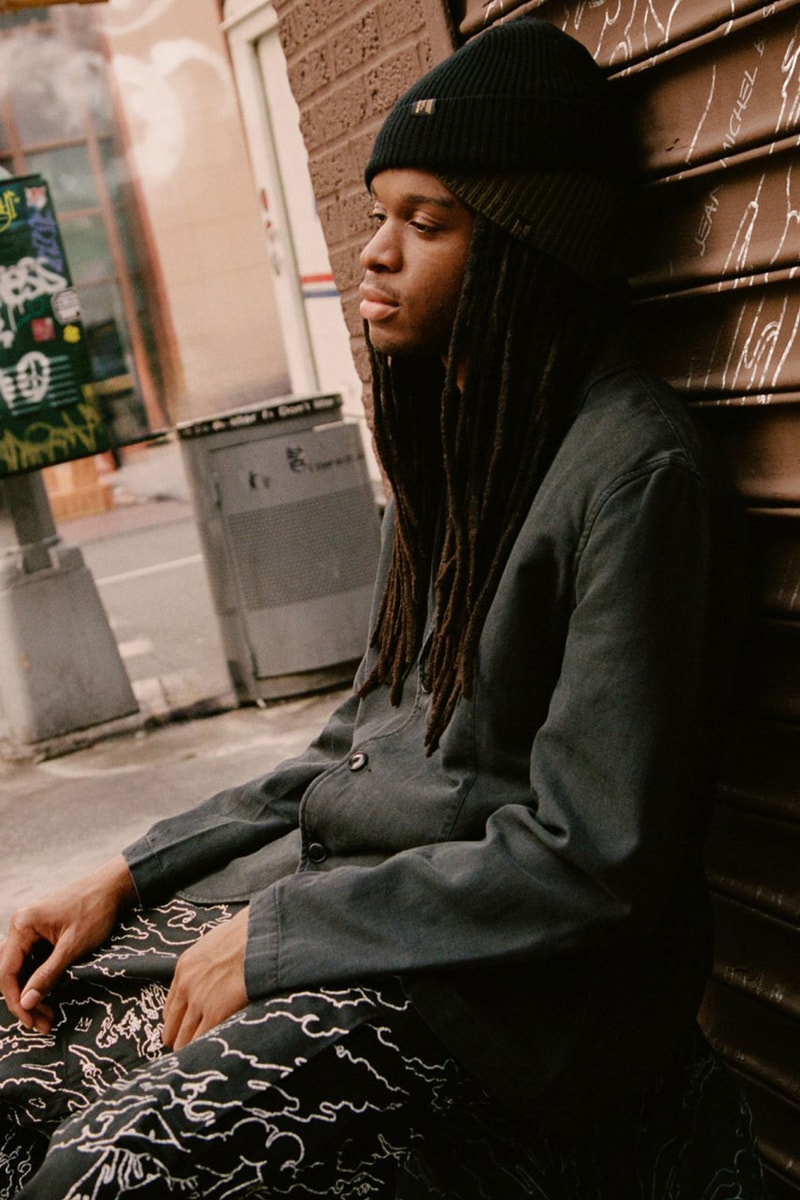 Maharishi Presents Full "Maha Basquiat" Collection jean michel artist collab capsule lunar new year outerwear utilitarian garment fashion clothing link Hardy Blechman nyc new york city artist art Pez Dispenser Nu-Nile london embroidery dpm bonsai forest chalk