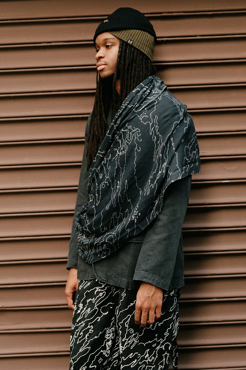Maharishi Presents Full "Maha Basquiat" Collection jean michel artist collab capsule lunar new year outerwear utilitarian garment fashion clothing link Hardy Blechman nyc new york city artist art Pez Dispenser Nu-Nile london embroidery dpm bonsai forest chalk