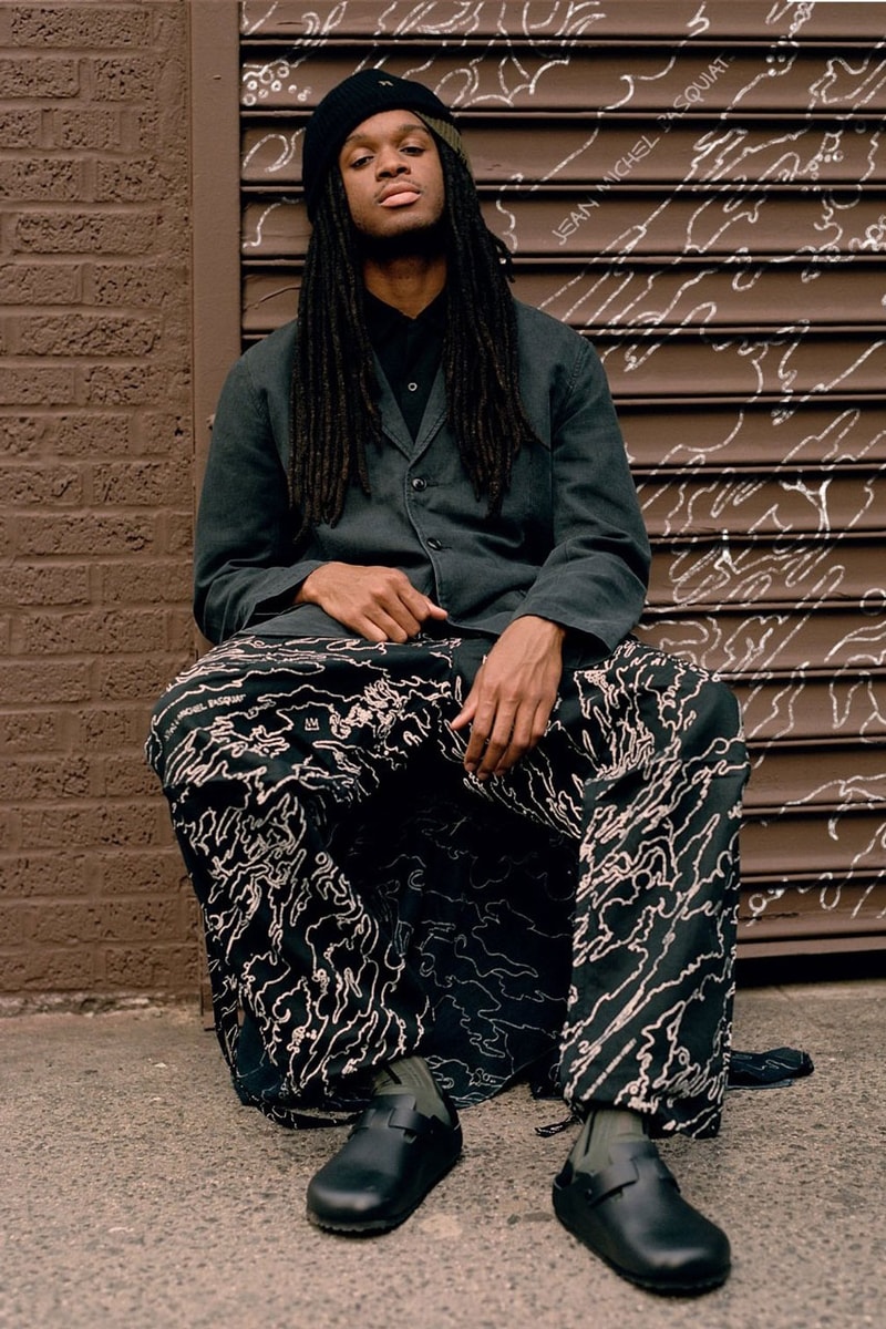 Maharishi Presents Full "Maha Basquiat" Collection jean michel artist collab capsule lunar new year outerwear utilitarian garment fashion clothing link Hardy Blechman nyc new york city artist art Pez Dispenser Nu-Nile london embroidery dpm bonsai forest chalk
