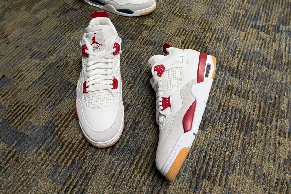 Nike SB Air Jordan 4 Varsity Red Info | Hypebeast