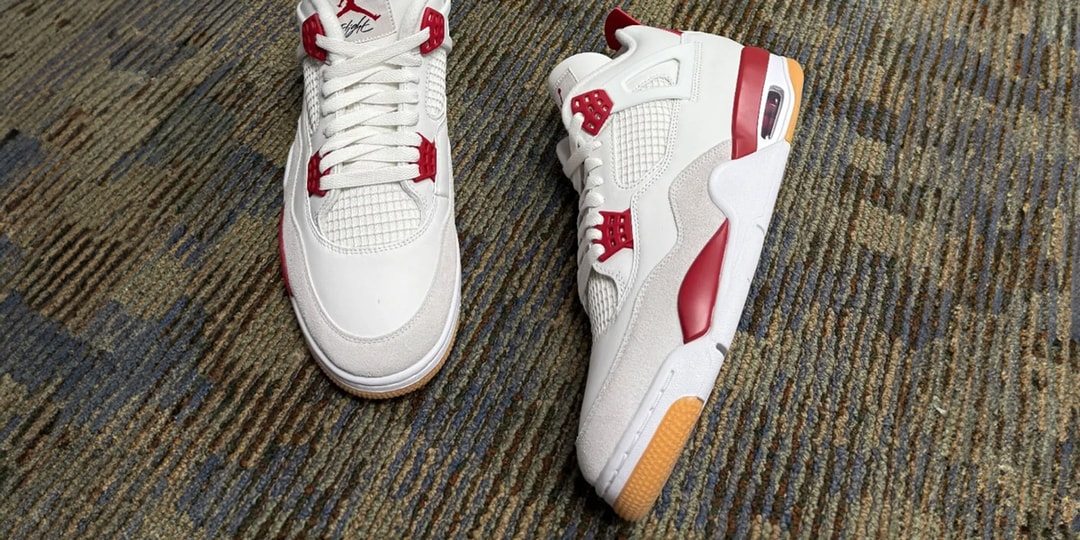 Eric Koston Reveals the Nike SB x Air Jordan 4 "Varsity Red"