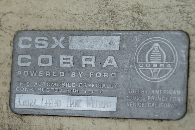 1964 Shelby 289 Cobra Snake Charmer RM Sothebys Auction Info