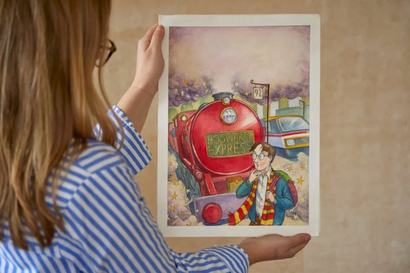 harry potter and the philosophers stone cover art thomas taylor sothebys auction illustration artwork