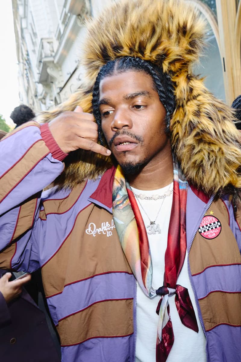 How Smino Added (More) Color to KidSuper’s Paris Fashion Week Runway ss25 spring summer collection interview exclusive polynesian bluemarble colm dillane runway westside gunn i know fred unreleased track link watch stream