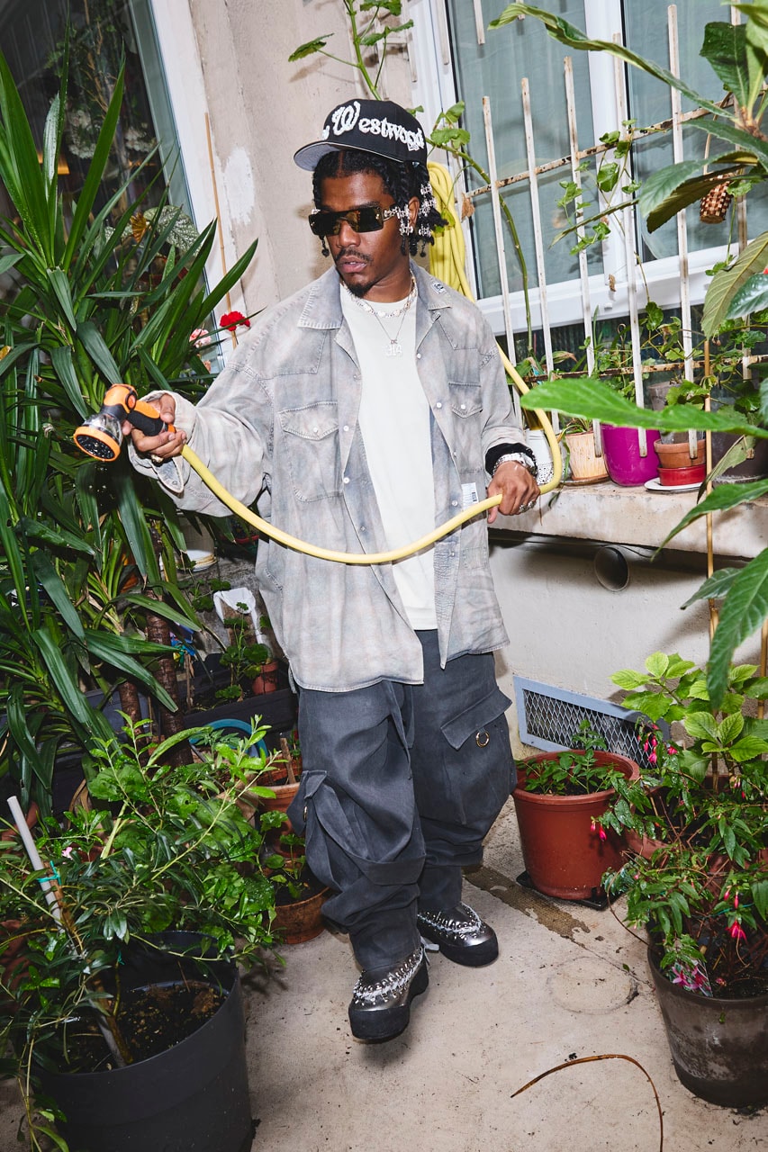 How Smino Added (More) Color to KidSuper’s Paris Fashion Week Runway ss25 spring summer collection interview exclusive polynesian bluemarble colm dillane runway westside gunn i know fred unreleased track link watch stream