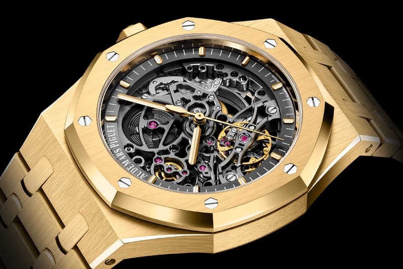 Audemars Piguet Royal Oak Double Balance Wheel Openworked New Models Info black ceramic Ref. 15416CE.OO.1225CE.02  stainless steel Ref. 15407ST.OO.1220ST.02 18-carat yellow gold Ref. 15407BA.OO.1220BA.01