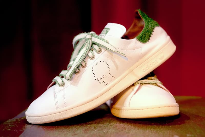 Kyle Ng Previews the Brain Dead x adidas Stan Smith footwear sneaker shoe release upper suede leather collab logo tongue lace green colorway white bowling shoe first collaboration release date link price farmtactics unstructured tennis london release exclusive