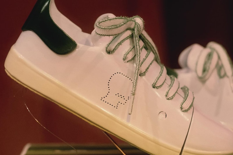 Kyle Ng Previews the Brain Dead x adidas Stan Smith footwear sneaker shoe release upper suede leather collab logo tongue lace green colorway white bowling shoe first collaboration release date link price farmtactics unstructured tennis london release exclusive