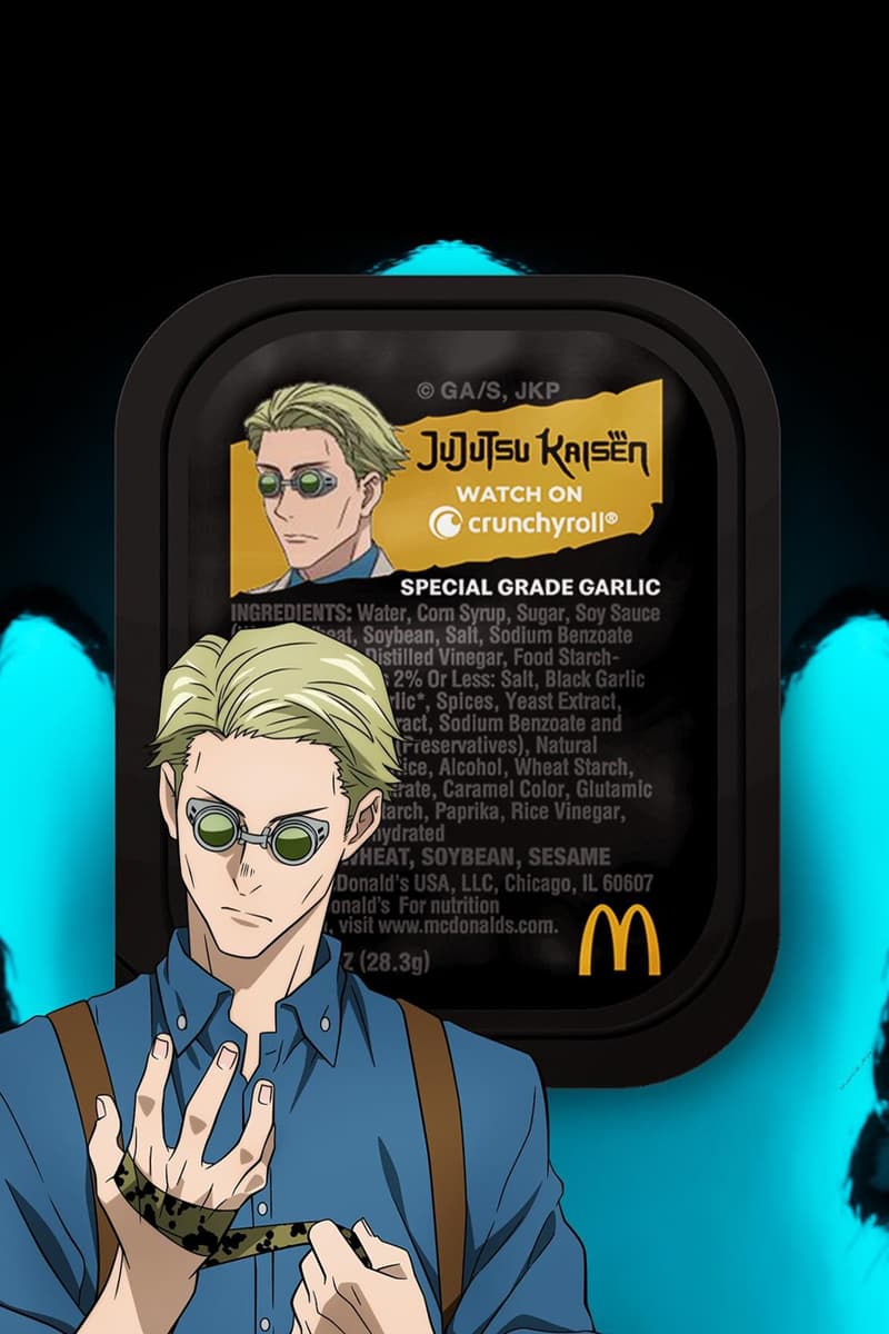 Jujutsu Kaisen McDonald's Sauces Release Info