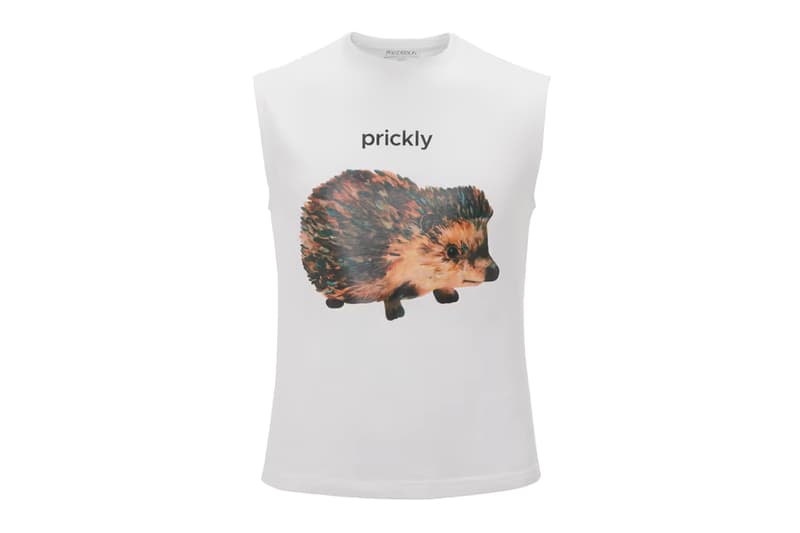 jw anderson best in show capsule collection fashion week pigeon clutch hedgehog pride sunflowers