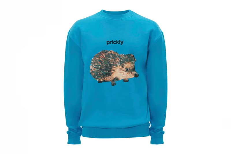 jw anderson best in show capsule collection fashion week pigeon clutch hedgehog pride sunflowers