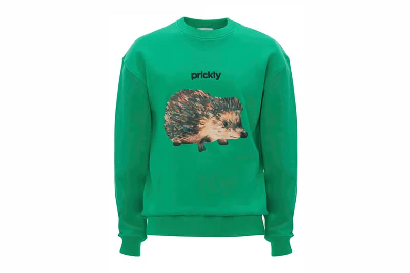 jw anderson best in show capsule collection fashion week pigeon clutch hedgehog pride sunflowers