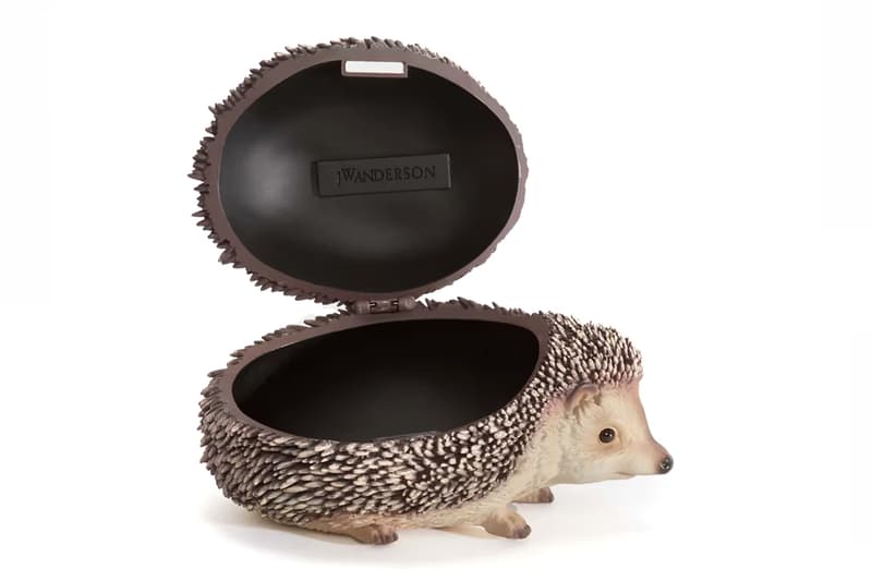 jw anderson best in show capsule collection fashion week pigeon clutch hedgehog pride sunflowers