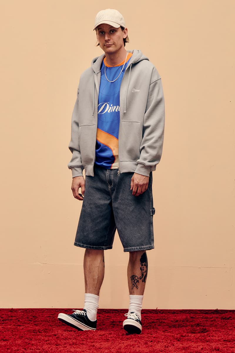 Dime Elevates Essentials for Summer 2024 collection skateboarding montreal streetwear denim shorts jeans hoodies 