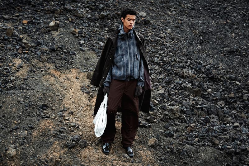 _J.L-A.L_ Spring Summer 2025 Menswear Collection Strata menswear by Slam Jam featherweight nylon shells translucent crushed hooded jackets Leather Eon jacket 3D ultra-light knit Caldera Hoodie and garment-dyed Petra jacket