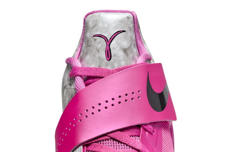 Nike KD 4 "Aunt Pearl" 2024 Return HF9098-600 Pinkfire II/Black-Metallic Silver kevin durant holiday 2024