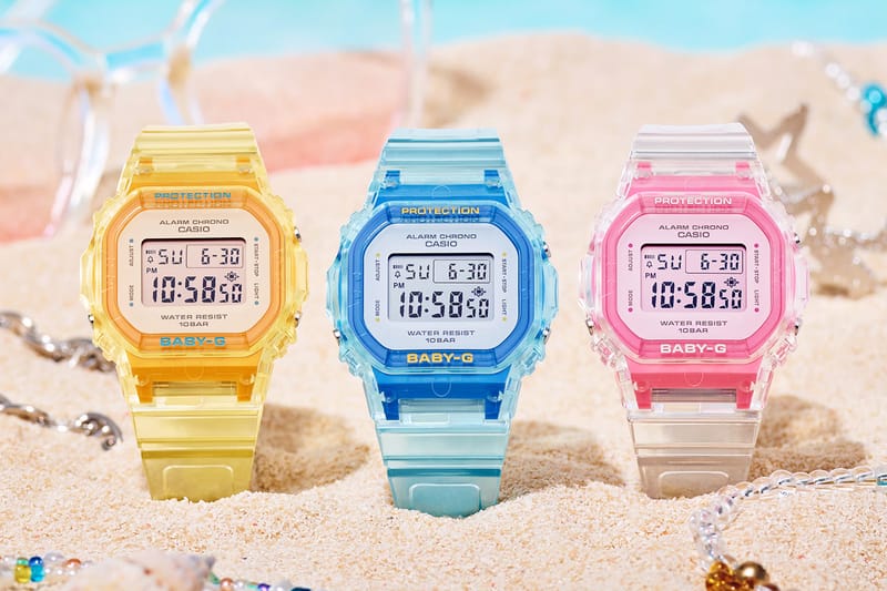 Casio представляет летние часы Baby-G Jelly в стиле Y2K