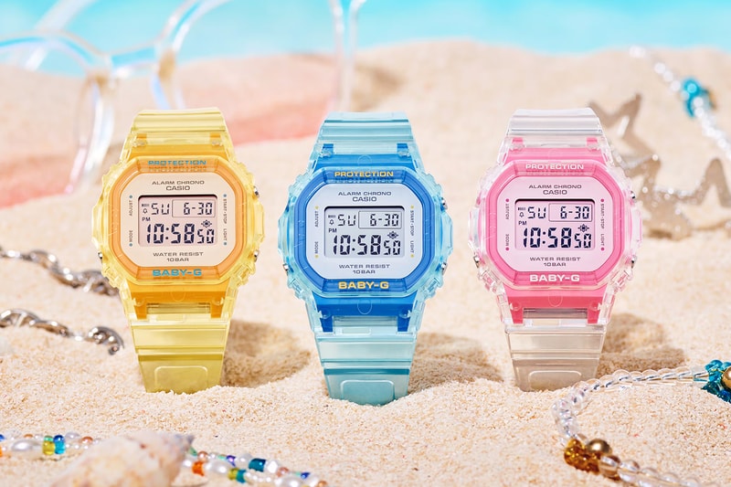 The casio baby-g summer y2k jelly watch blue pink yellow BGD565SJ-2 BGD565SJ-9 BGD565SJ-7