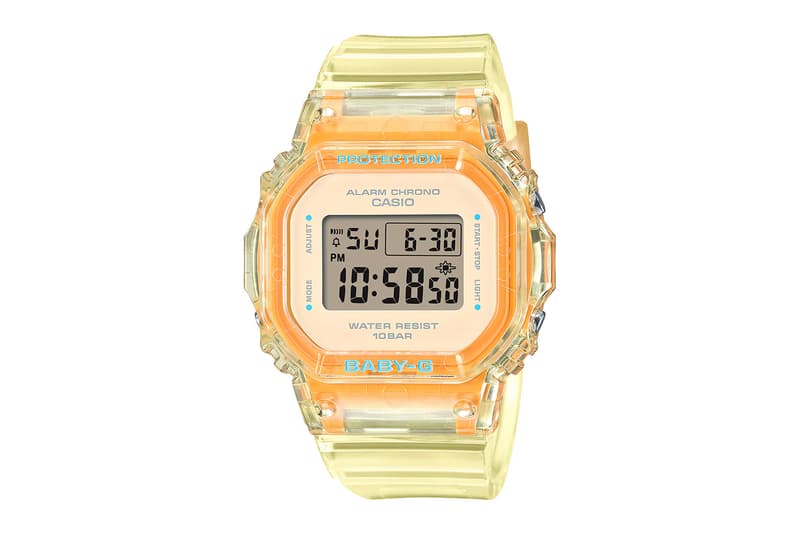 The casio baby-g summer y2k jelly watch blue pink yellow BGD565SJ-2 BGD565SJ-9 BGD565SJ-7