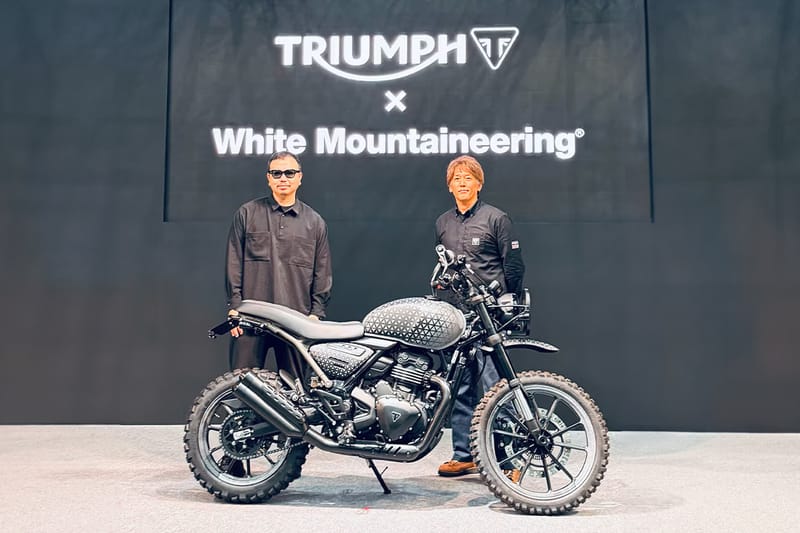 Triumph и White Mountaineering совместно создают специальную версию Scrambler 400 X