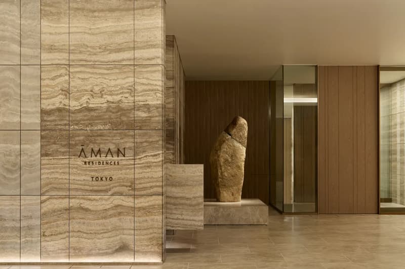 Take a Look Inside the Aman Residences Tokyo first standalone branded residences interior design yabu pushelberg glenn pushelberg 91 fully serviced services