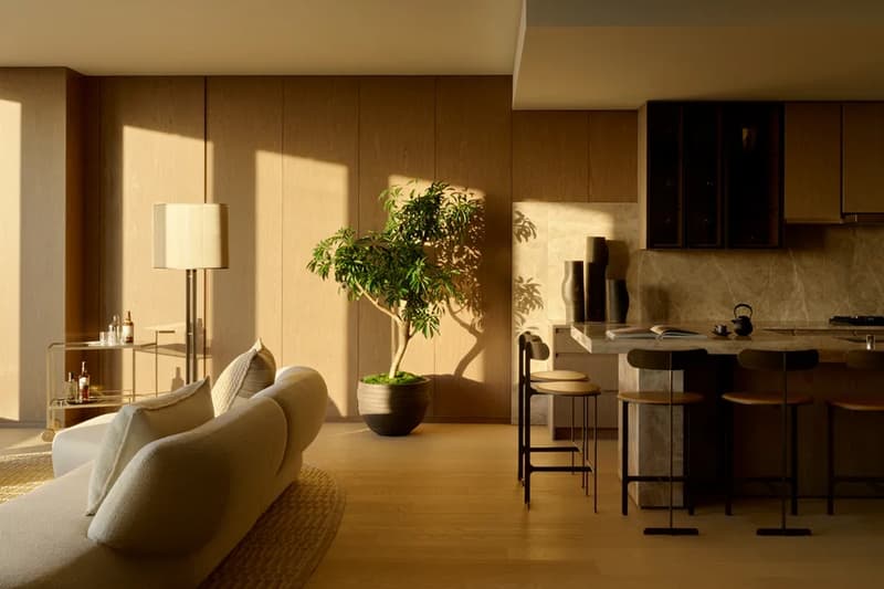 Take a Look Inside the Aman Residences Tokyo first standalone branded residences interior design yabu pushelberg glenn pushelberg 91 fully serviced services