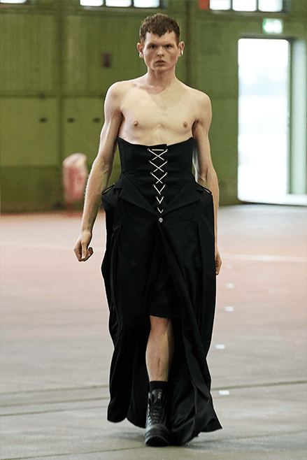 Berlin Fashion Week Spring Summer 2025 runway show menswear womenswear Germany avenir LUEDER Balletshofer HADERLUMP ATELIER Namilia
