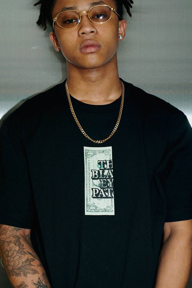 Bet Your Bottom Dollar on BlackEyePatch's First Fall Drop japan release drop streetwear fashion new graphic money shorts t shirt link price og bill hibiscus flower bep times tokyo