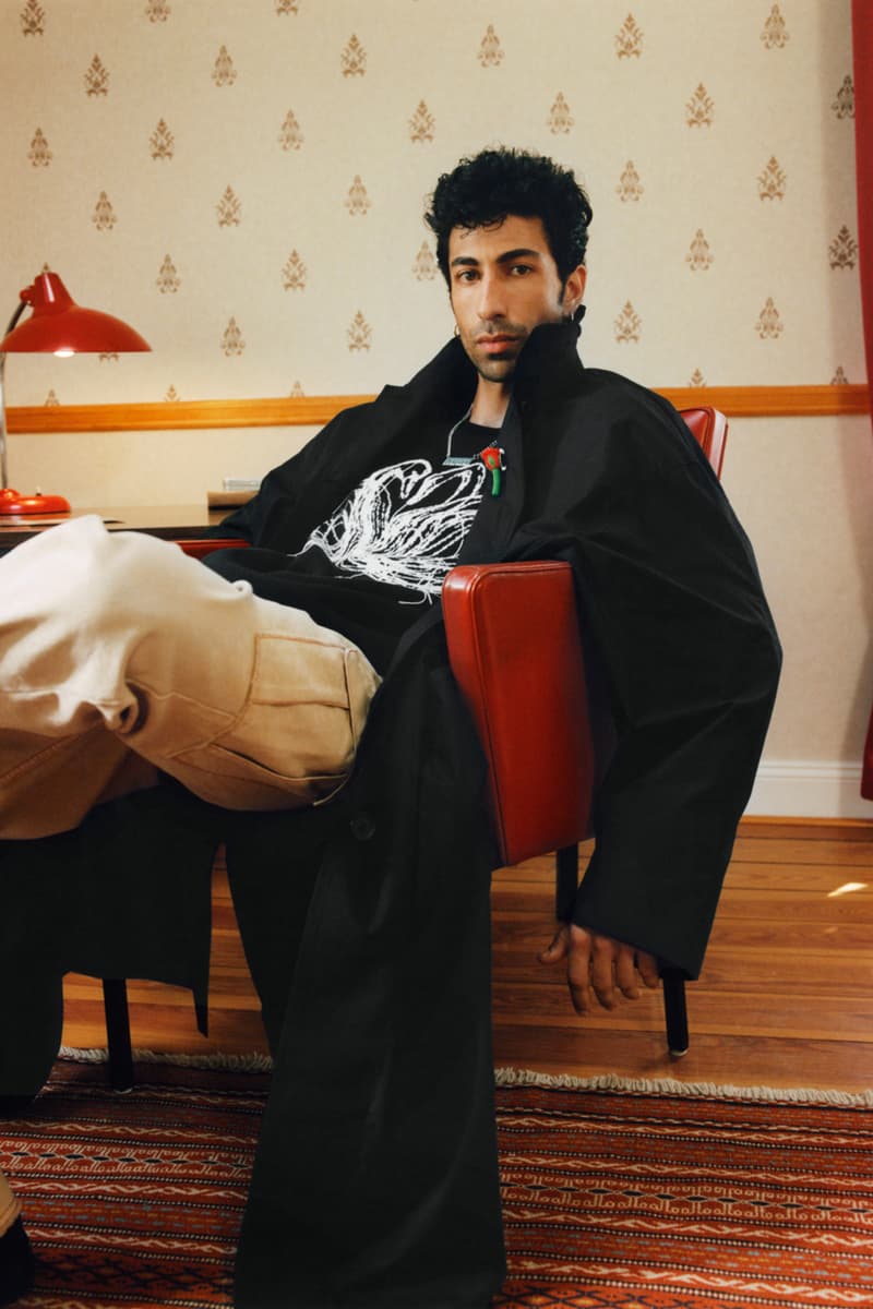 les benjamins hugo collaboration debut collection tailoring shirts suits Gastarbeiter key kids streetwear carpenter corset red 