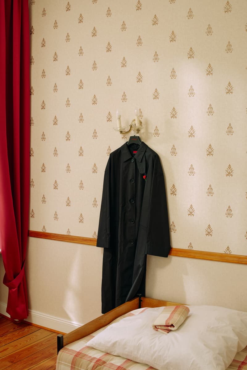 les benjamins hugo collaboration debut collection tailoring shirts suits Gastarbeiter key kids streetwear carpenter corset red 