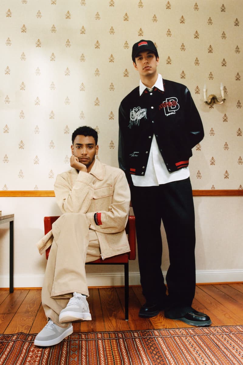 les benjamins hugo collaboration debut collection tailoring shirts suits Gastarbeiter key kids streetwear carpenter corset red 