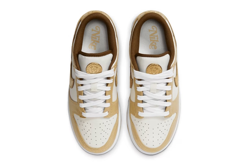 nike sportswear dunk low be the one gold hm3695 071 womens official release date info photos price store list buying guide