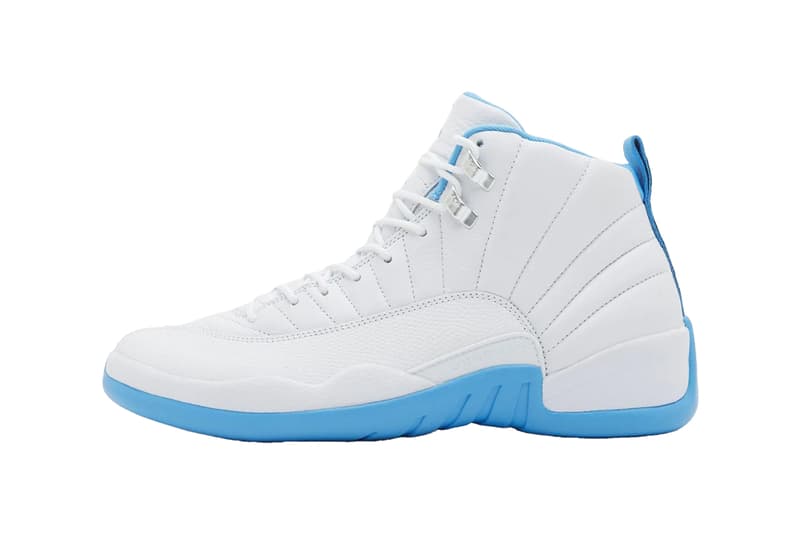 Air Jordan 12 "Melo" Slated to Return Next Summer White/University Blue-Metallic Silver jordan brand michael jordan CT8013-112 carmelo anthony denver nuggets