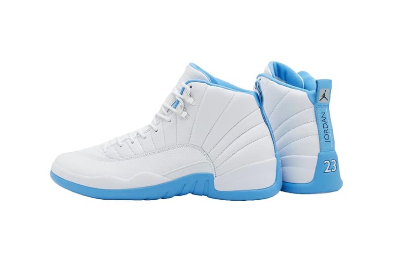 Air Jordan 12 "Melo" Slated to Return Next Summer White/University Blue-Metallic Silver jordan brand michael jordan CT8013-112 carmelo anthony denver nuggets