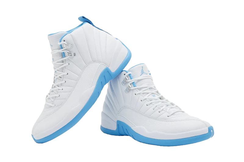 Air Jordan 12 "Melo" Slated to Return Next Summer White/University Blue-Metallic Silver jordan brand michael jordan CT8013-112 carmelo anthony denver nuggets