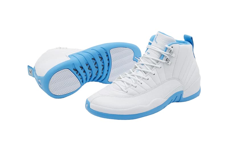 Air Jordan 12 "Melo" Slated to Return Next Summer White/University Blue-Metallic Silver jordan brand michael jordan CT8013-112 carmelo anthony denver nuggets