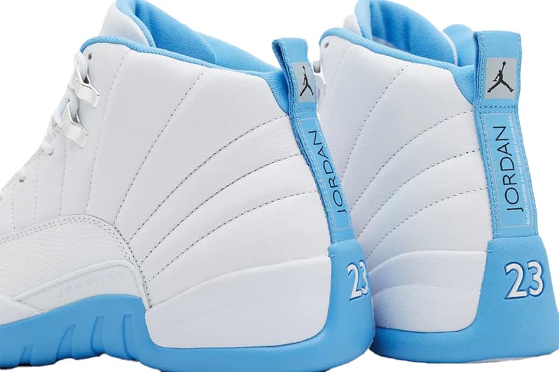 Air Jordan 12 "Melo" Slated to Return Next Summer White/University Blue-Metallic Silver jordan brand michael jordan CT8013-112 carmelo anthony denver nuggets