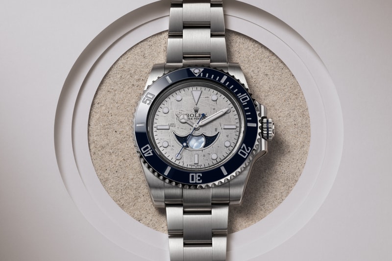 Artisans de Genève "Heart of Namibia" Rolex Submariner 116610 Release Info Namibia meteorite in-house moon phase display midnight blue aventurine mother-of-pearl