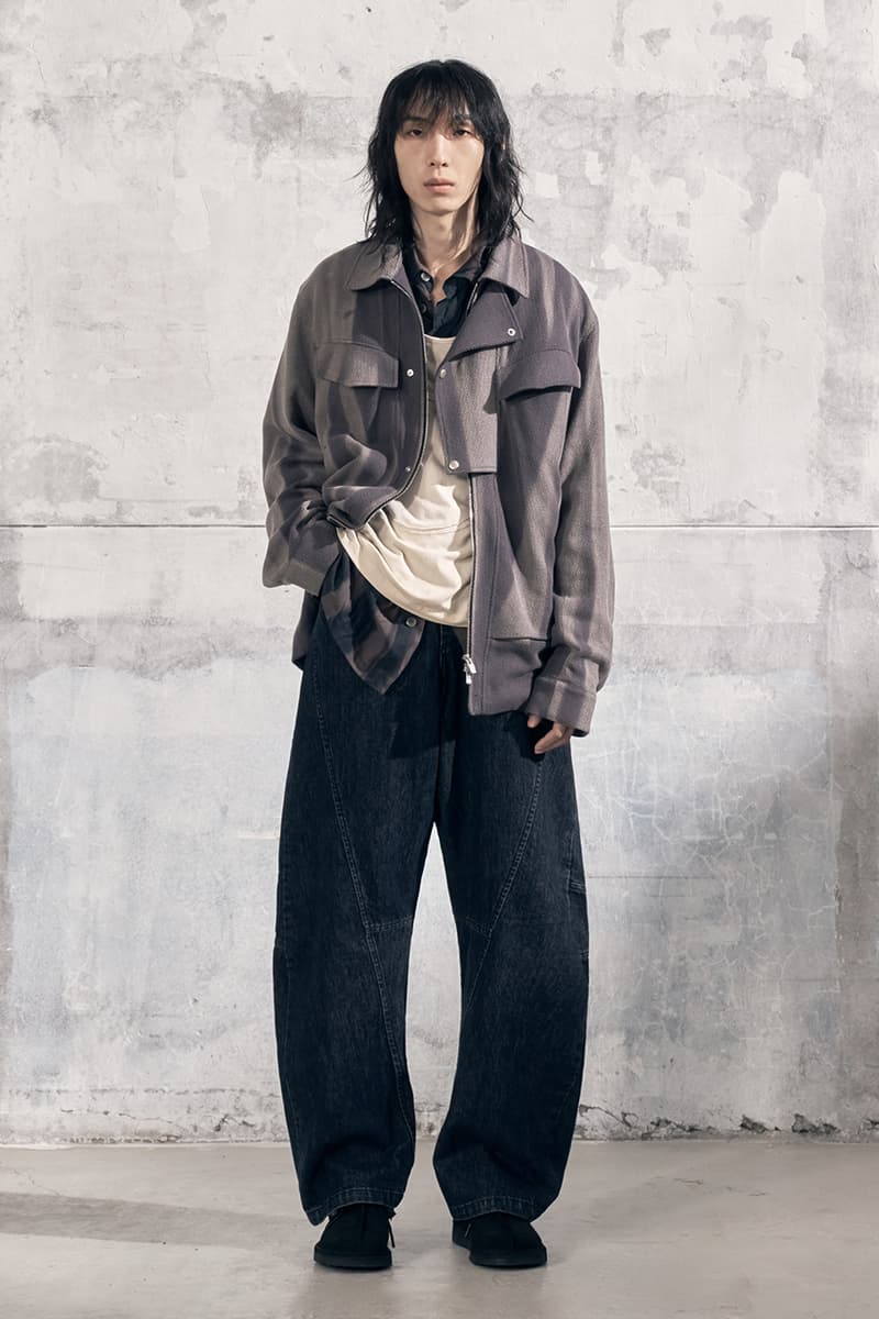 JiyongKim SS25 Collection Alpha Industries Clarks Originals collaborations lookbook images release info sun-bleached wind earth harness element south korean designer seoul