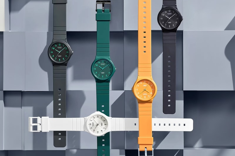 Casio Washes Its F-91 and MQ-24 Models in Monochromatic Tones Watches