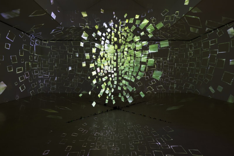 Sarah Sze Pictures at an Exhibition Gagosian Paris